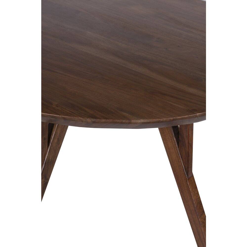 Alt View 4. Porter Designs - Portola Solid Acacia Wood Dining Table - Brown.