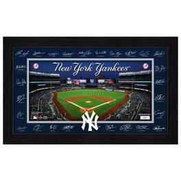 Highland Mint - New York Yankees 12" x 20" 2026 Signature Field Photograph - Facsimile Signatures - Multicolor