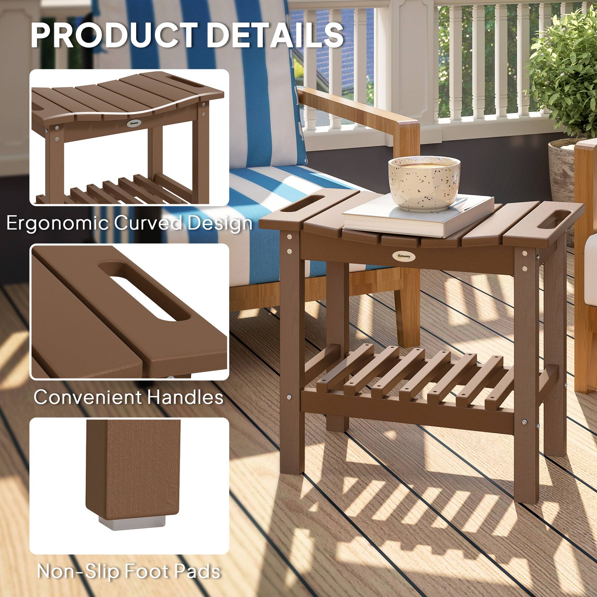 PRODUCT DETAILS

Ergonomic Curved Design
Convenient Handles
Non-Slip Foot Pads