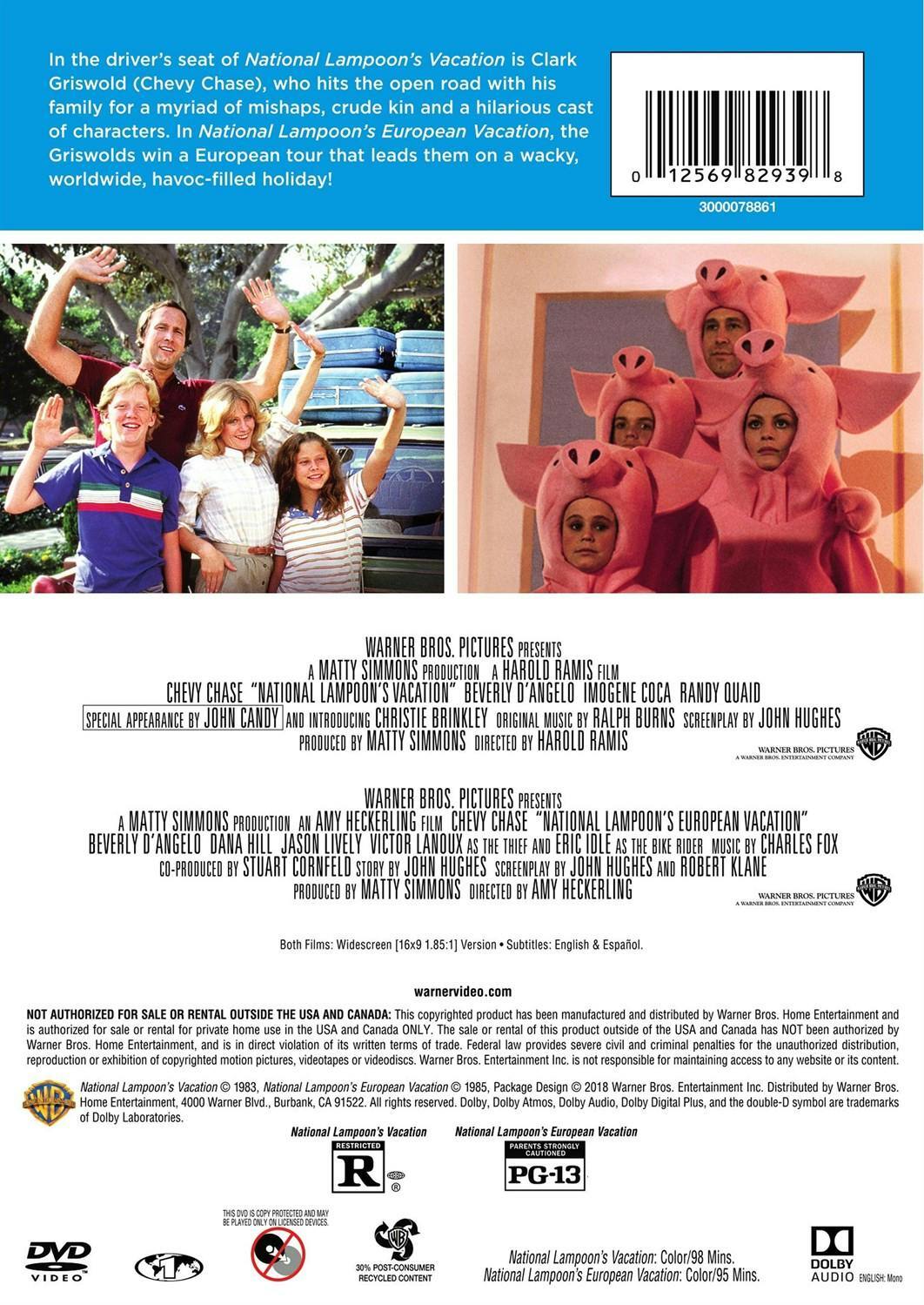 Back. National Lampoon's Vacation/European Vacation (DVD Double Feature) [DVD].