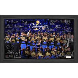 Highland Mint - Oklahoma City Thunder 2025 NBA Finals Champions 12'' x 20'' Tradition Signature Frame - Multicolor