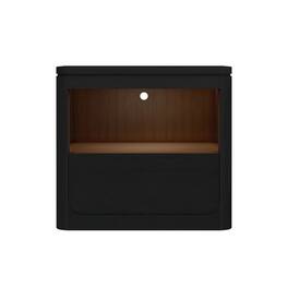 Picket House Furnishings - Camelot Nightstand with USB and LED - Black