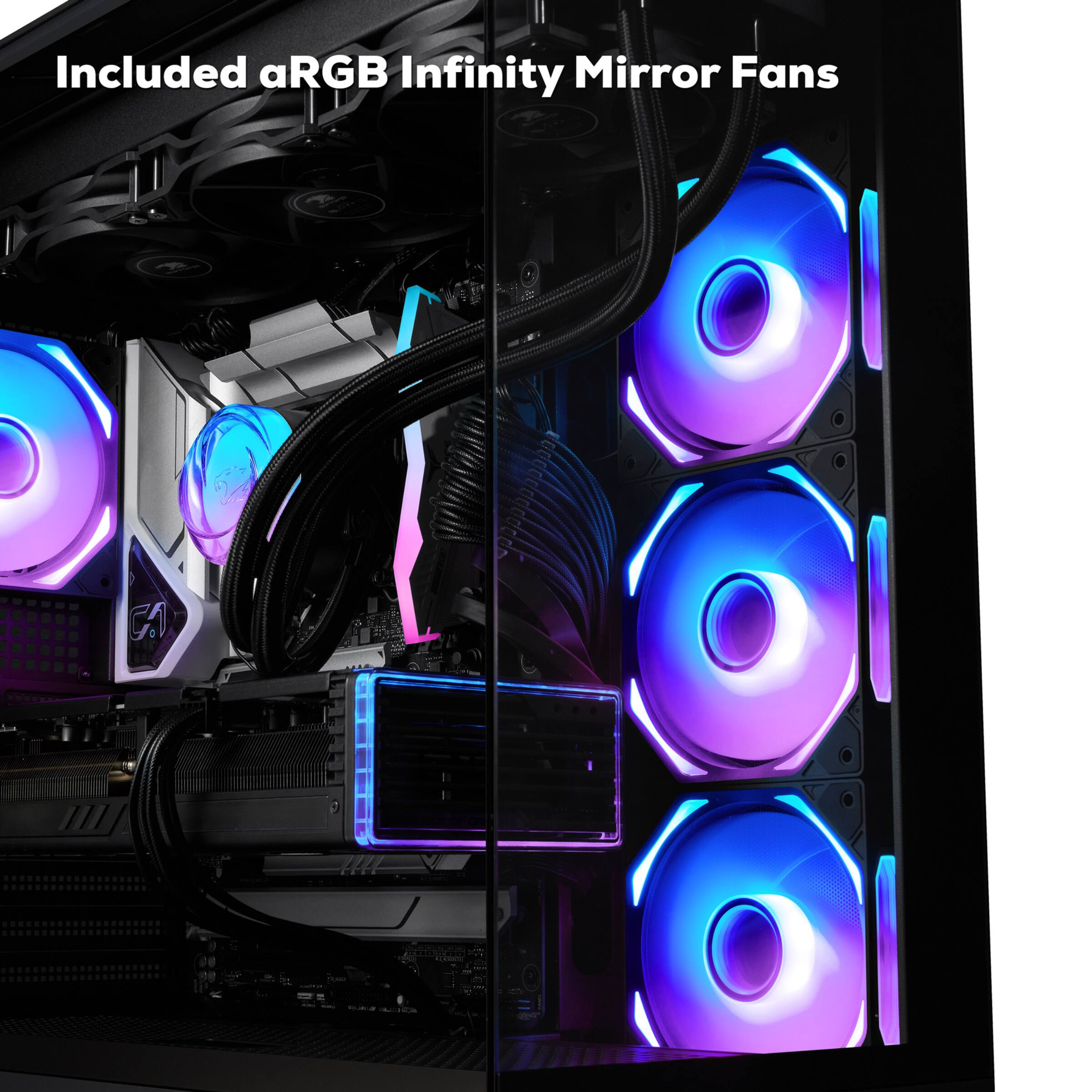 Included aRGB Infinity Mirror Fans