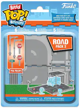 Funko - Bitty City: Construction - Road Kit - COLLECTIBLES - Multicolor