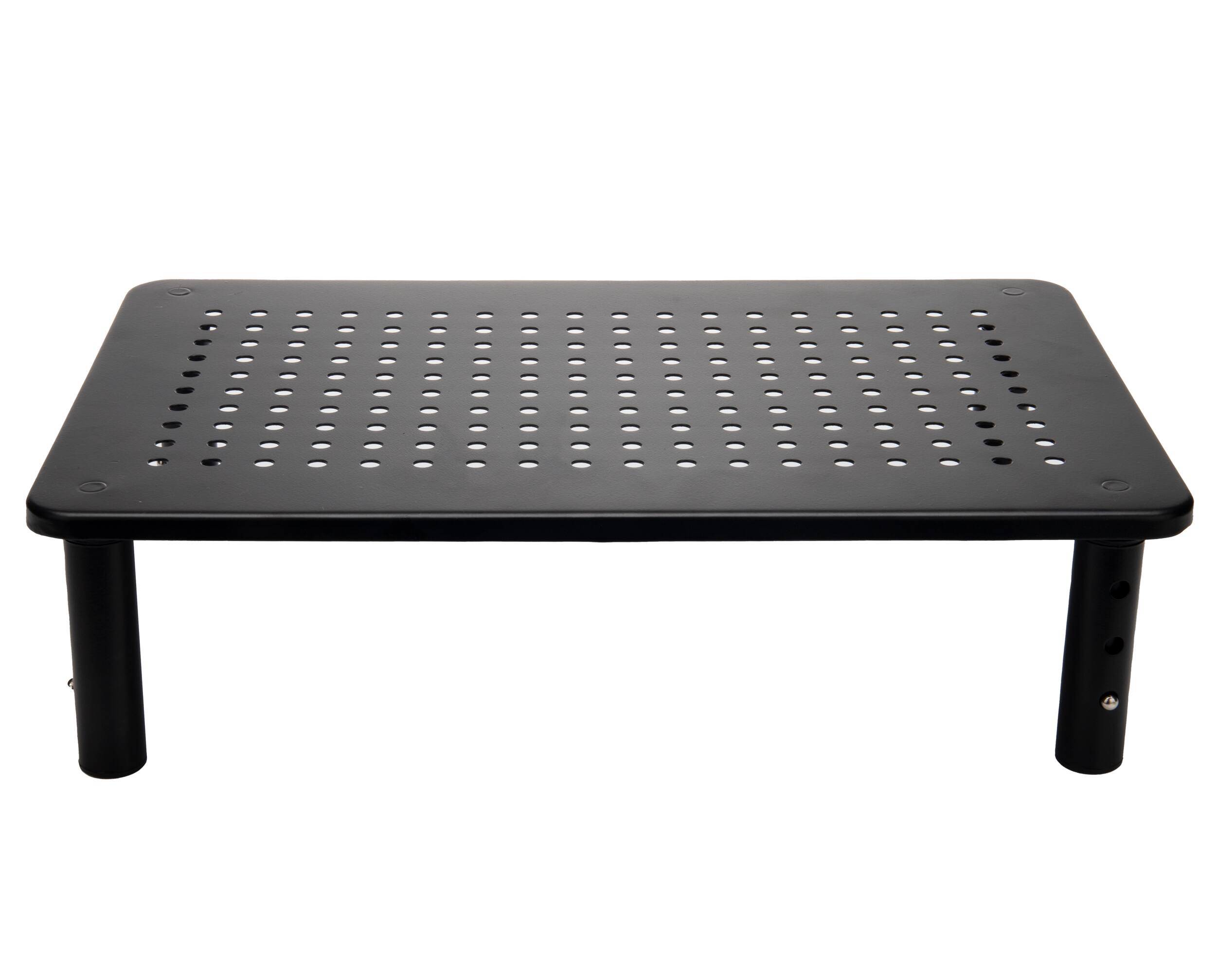 Alt View 11. Mind Reader - Mind Reader Iron Monitor Stand, Laptop or Screen Riser with Ventilated Metal Platform - Black.