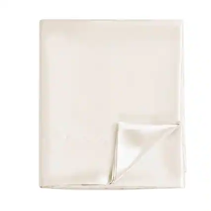Front. Gracie Mills - Gracie Mills Coralie 6-Piece Wrinkle-free Satin Sheet Set - Ivory.