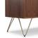 Alt View 5. Simpli Home - Hunter SOLID MANGO WOOD TV Media Stand in Umber Brown, Gold For TVs up to 65 inches - Umber Brown, Gold.