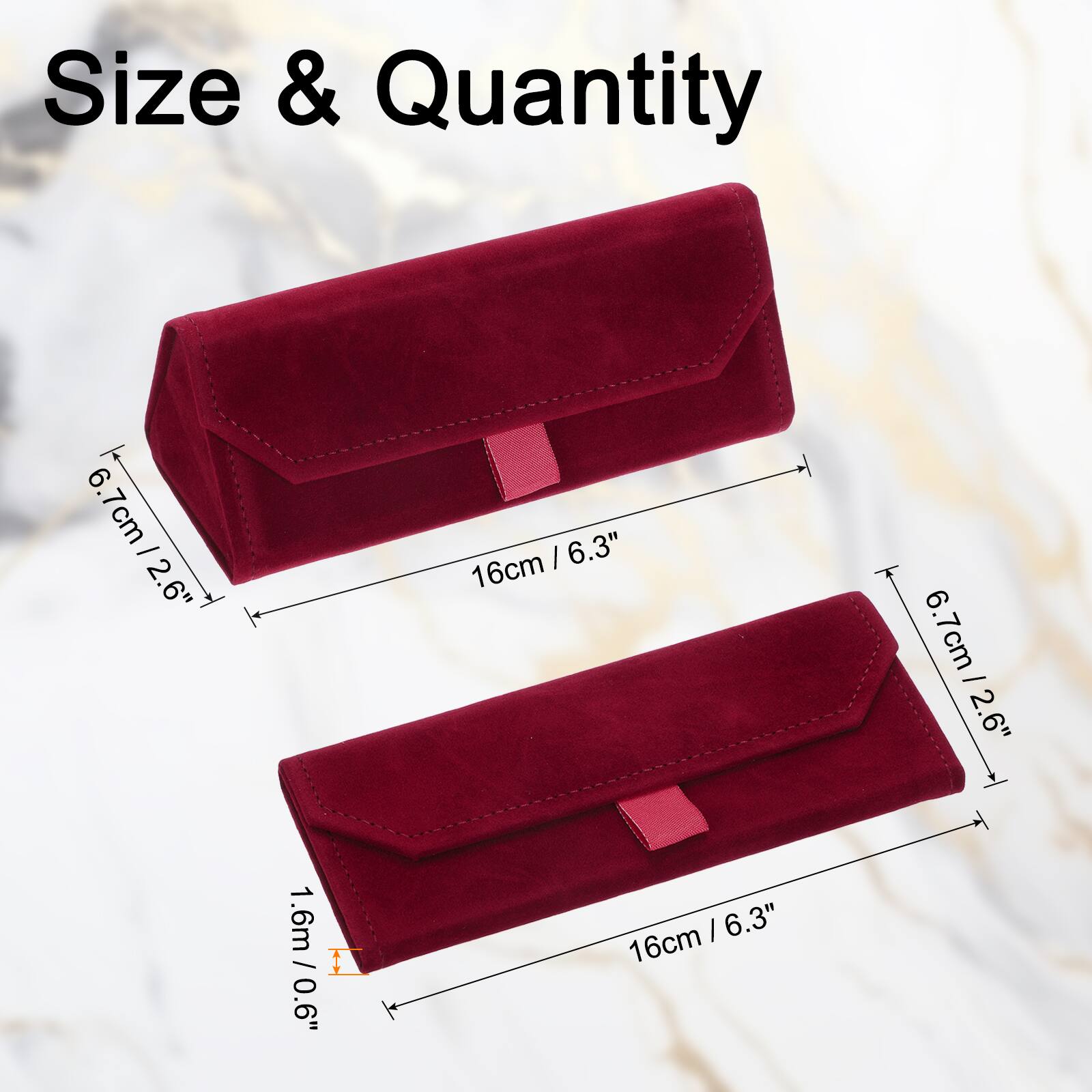 Unique Bargains Foldable Glasses Case, Triangle Magnetic Sunglass ...