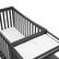 Alt View 12. Graco - Remi 4-in-1 Convertible Crib and Changer - Gray.