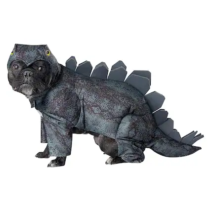 Front. California Costumes - Stegosaurus Dog Costume | Medium - Multi-Colored.