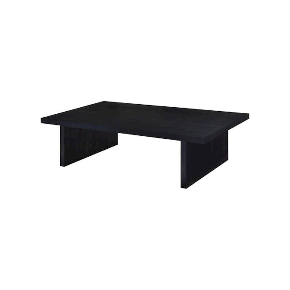 Alt View 6. Coaster Co. of America - Max 3-piece Rectangular Coffee and End Table Set Black - Black.