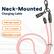 Alt View 6. Miro - U2 Series Neck-Mounted 60W New Zinc Lanyard Charging Cable Bullet Series Fast Charging for Apple & Type-C Devices - Black.