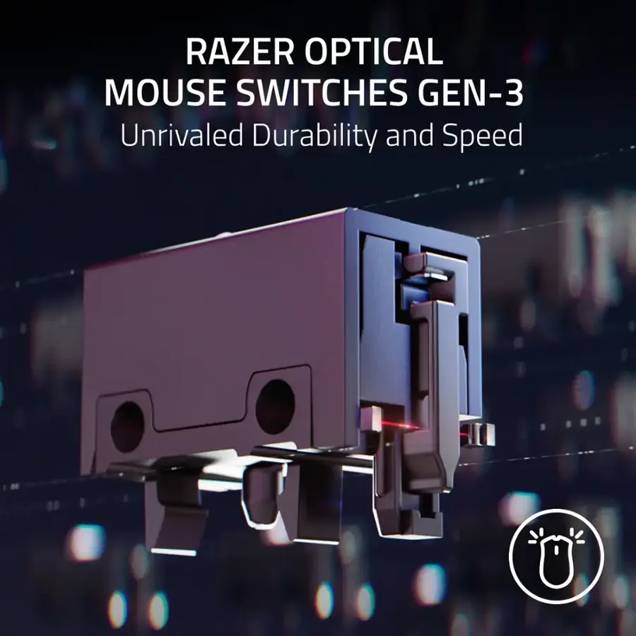 RAZER OPTICAL MOUSE SWITCHES GEN-3: Unrivaled Durability and Speed