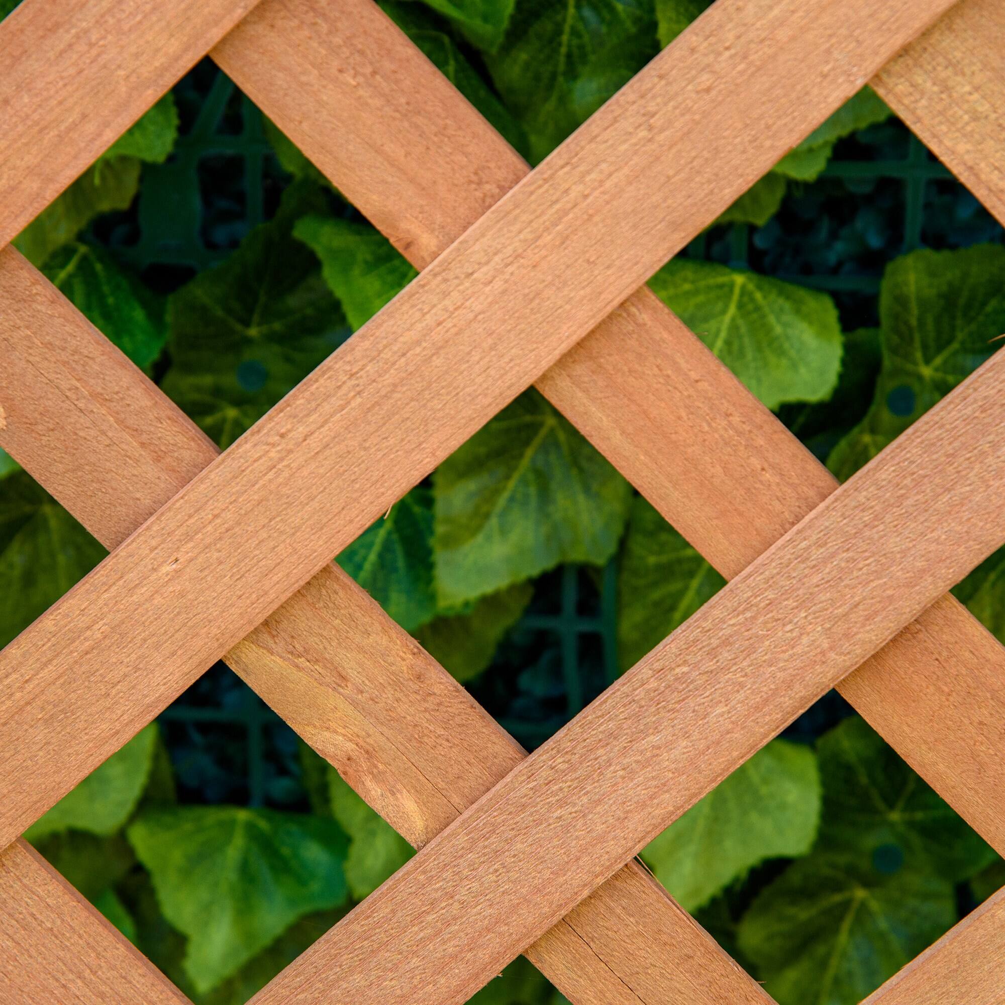 Alt View 7. Outsunny - Wooden Planter with Trellis, Raised Garden Bed to Grow Vegetables, Herbs, Flowers for Backyard - Brown.
