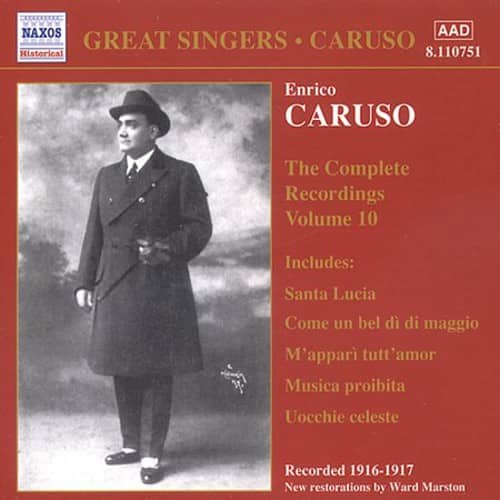 Enrico Caruso - Sings Faure/Caruso/Tchaikovsky/Godard/&  - COMPACT DISCS