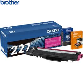 Brother - TN227M Genuine High Yield Magenta Toner Cartridge with Deco Essentials Guide