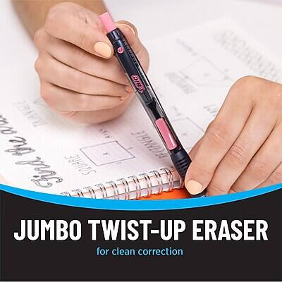 JUMBO TWIST-UP ERASER  
for clean correction