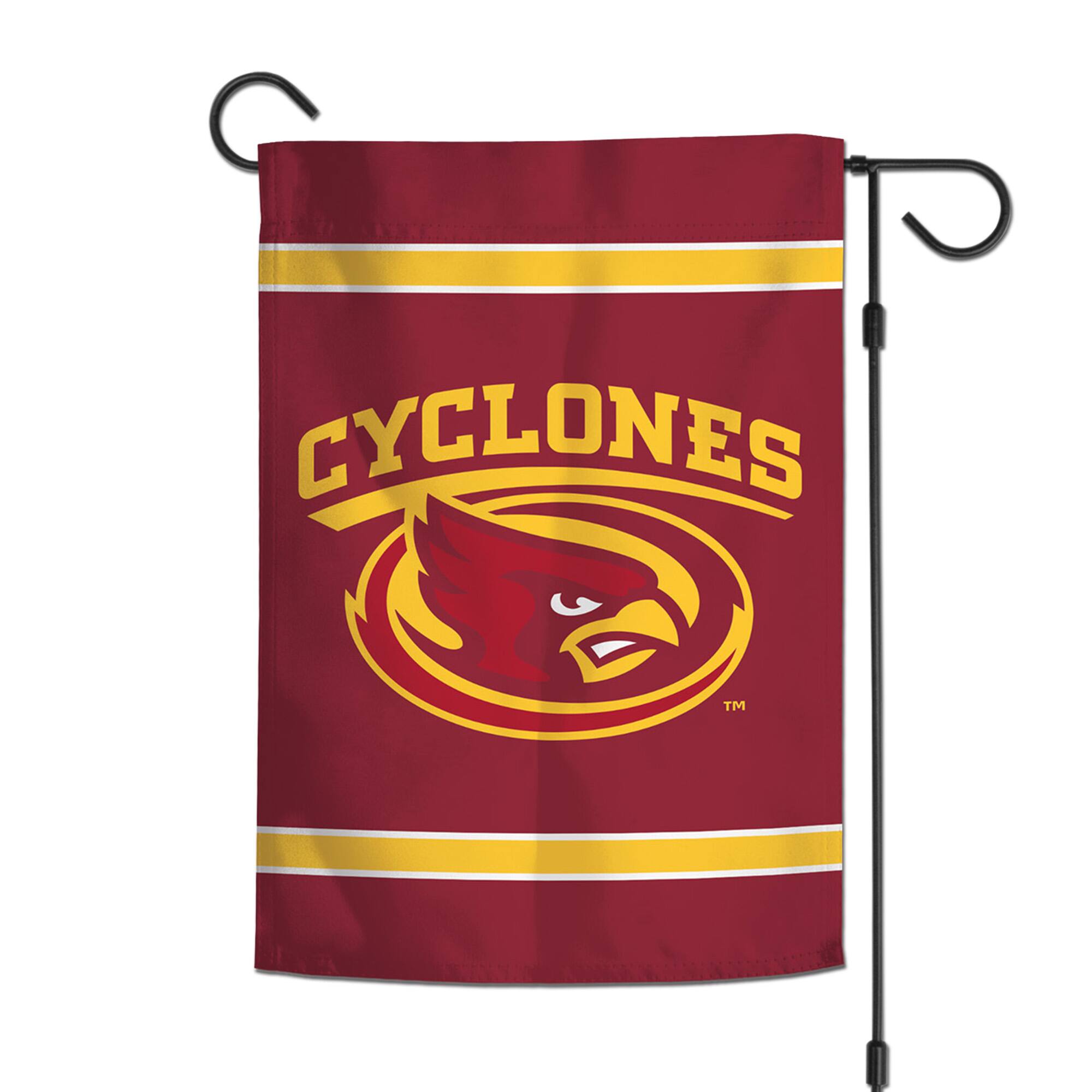 Alt View 1. WinCraft - Iowa State Cyclones 12" x 18" Double-Sided Garden Flag - Multicolor.