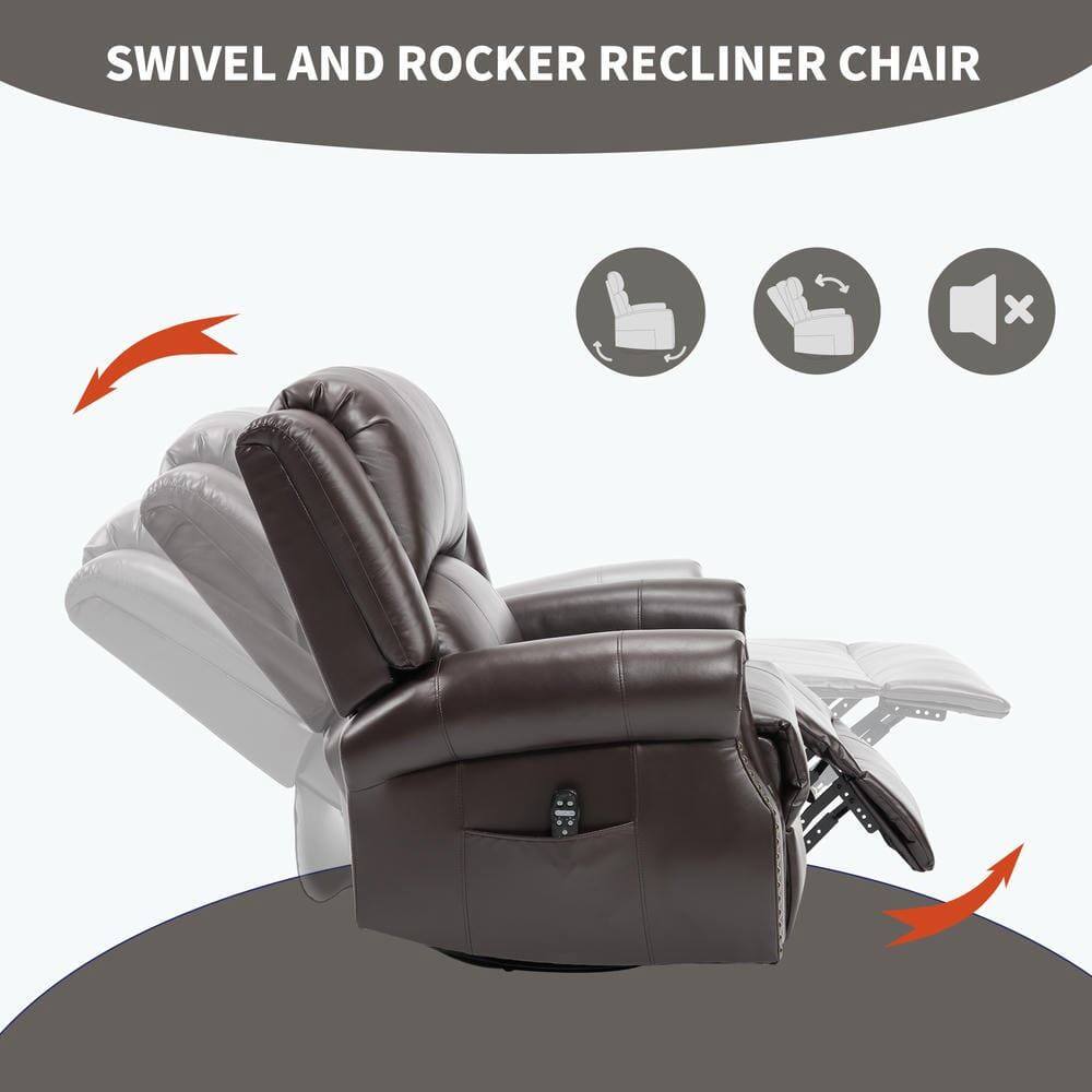 SWIVEL AND ROCKER RECLINER CHAIR
