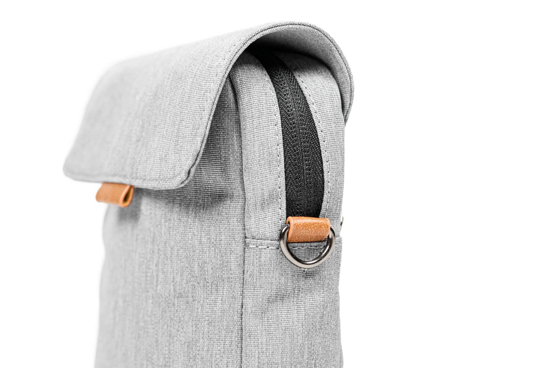 Back. PKG - Burrard Crossbody Slingbag - Gray.