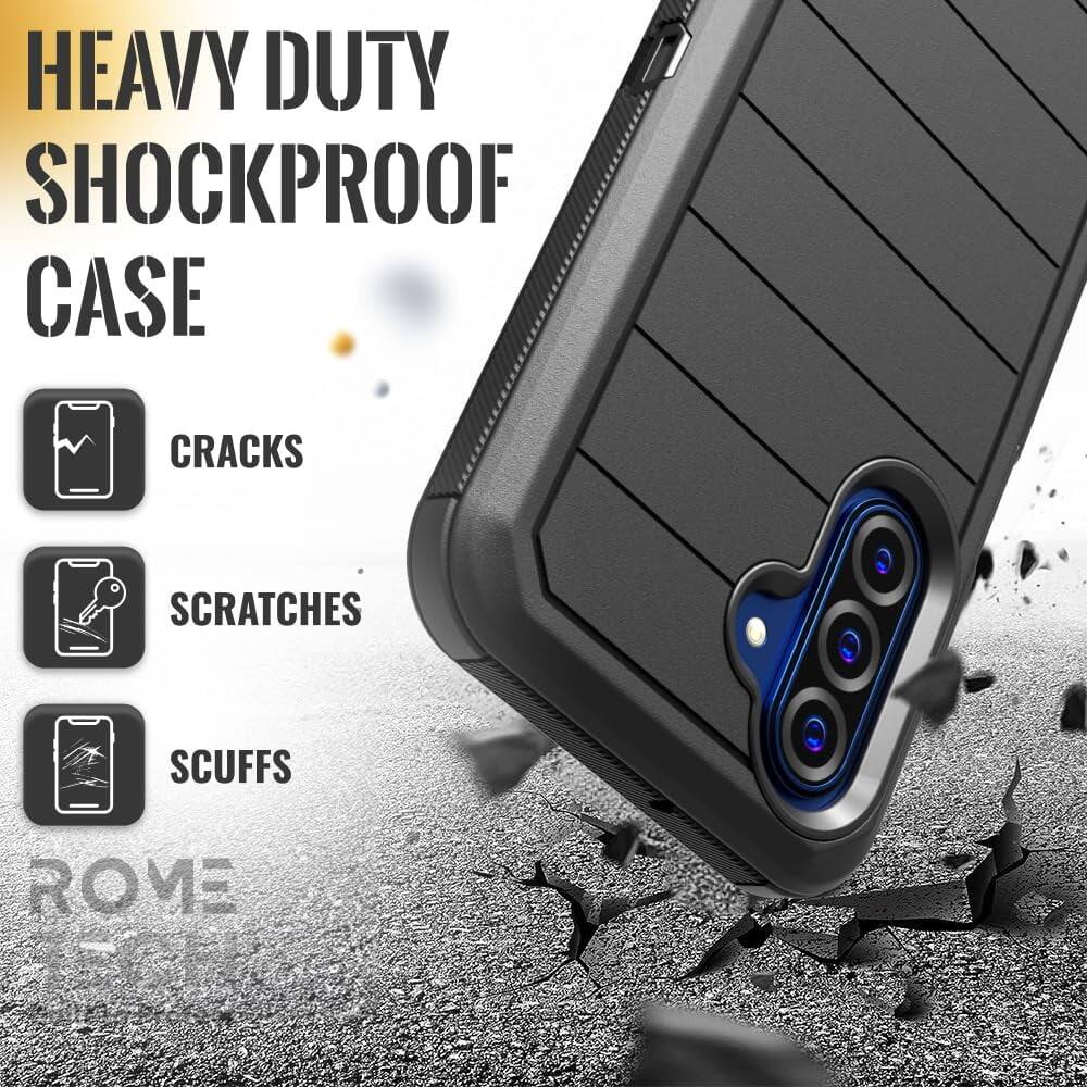 HEAVY DUTY SHOCKPROOF CASE

CRACKS
SCRATCHES
SCUFFS

ROME