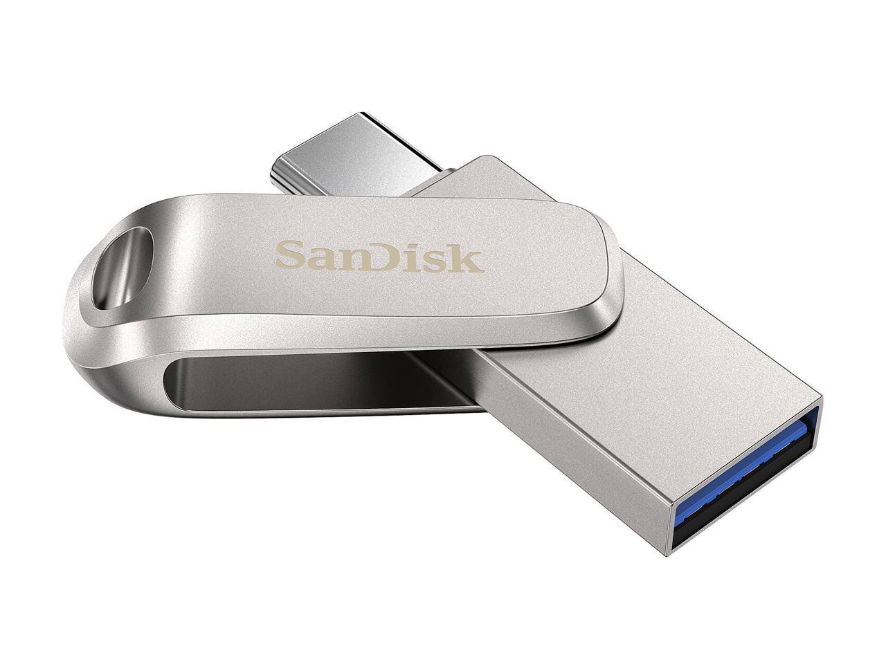 Alt View 3. SanDisk - SanDisk 1TB Ultra Dual Drive Luxe USB Type-C Flash Drive (SDDDC4-1T00-G46) - Luxe.