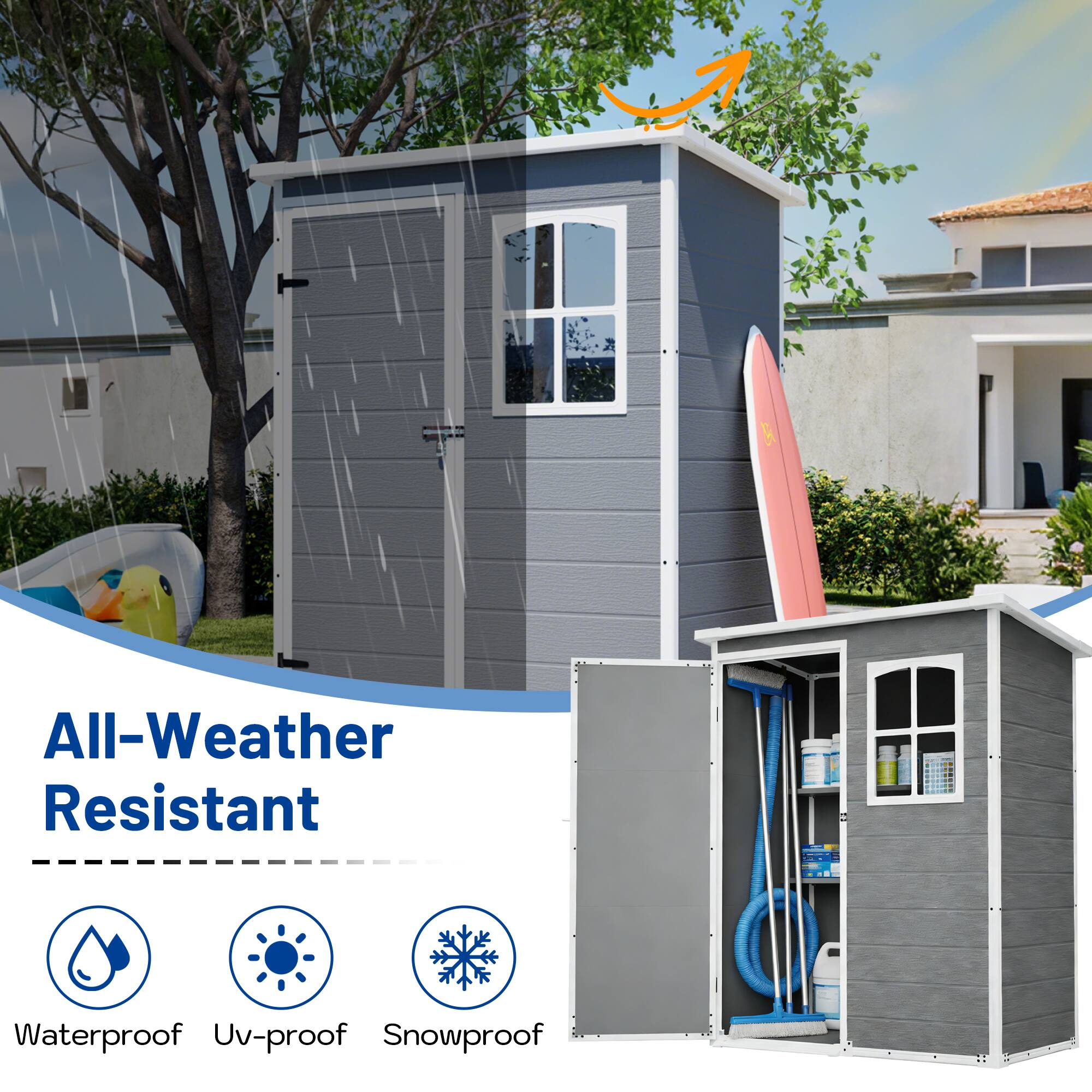 All-Weather Resistant  
Waterproof  
Uv-proof  
Snowproof