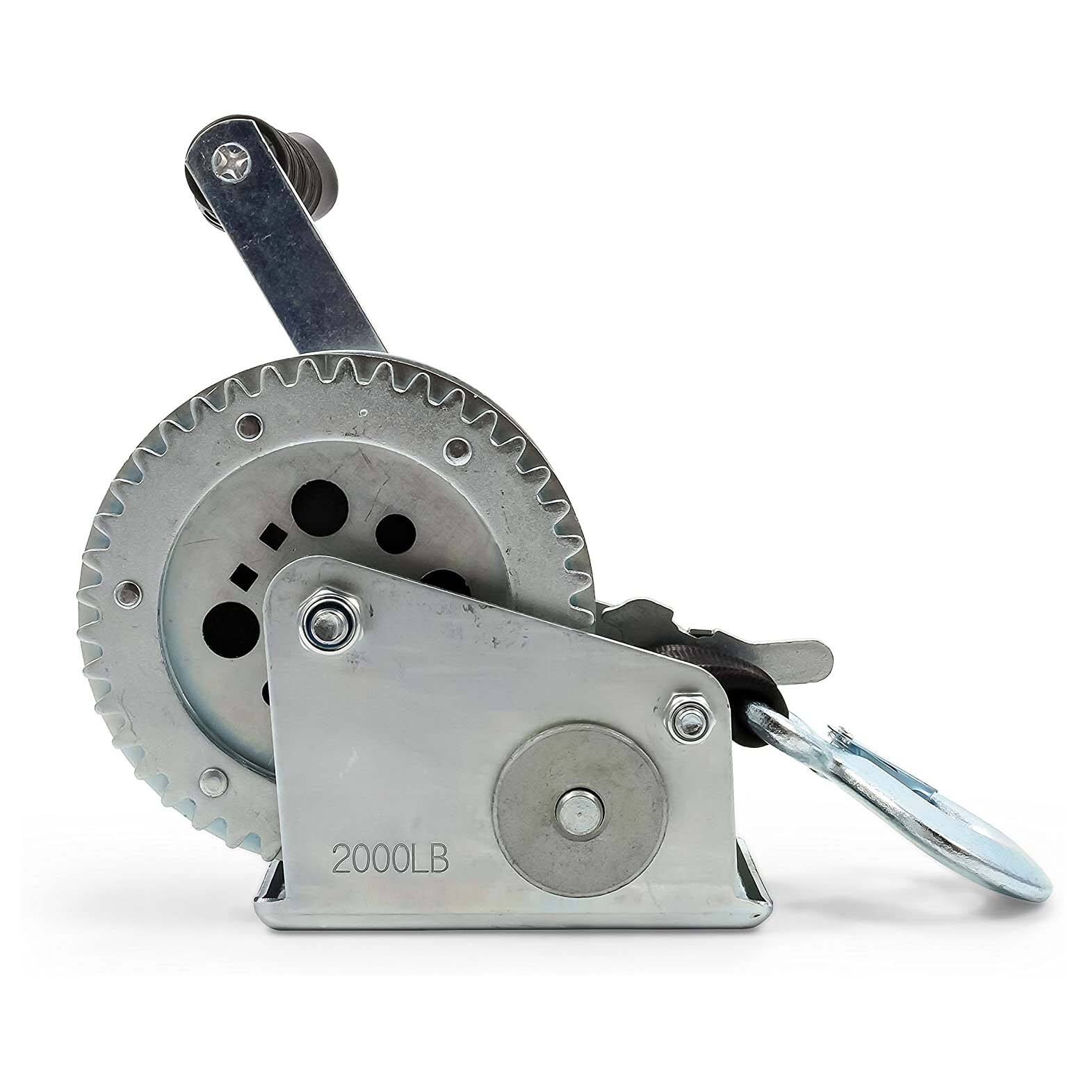 Alt View 2. Camco - Camco Steel Marine Durable Corrosion Resistant Towing Winch w/ 1,200-lb Capacity - Multi.