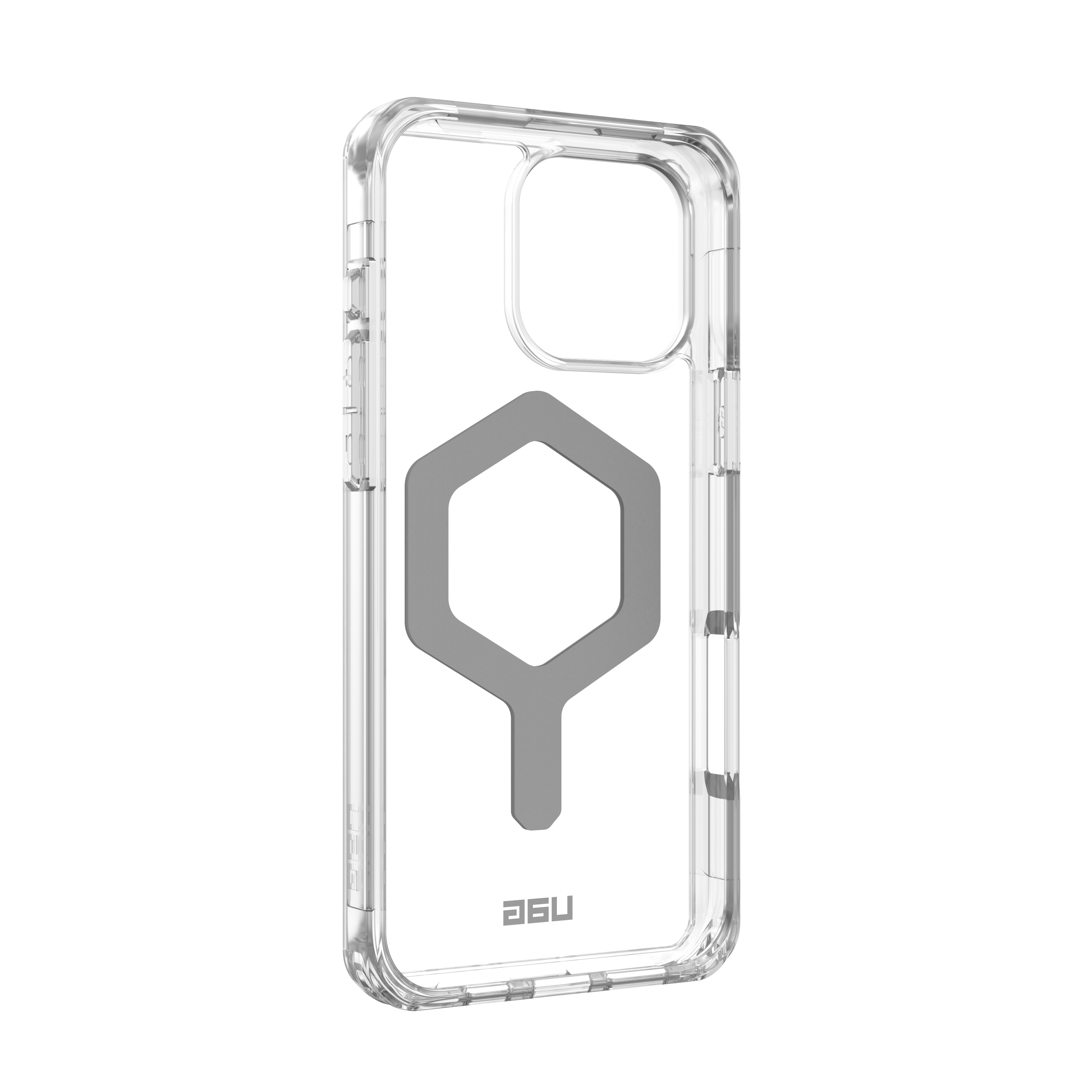 Alt View 11. UAG - Plyo Series Case with Magsafe for Apple iPhone 16 Pro Max - Ice/Silver.