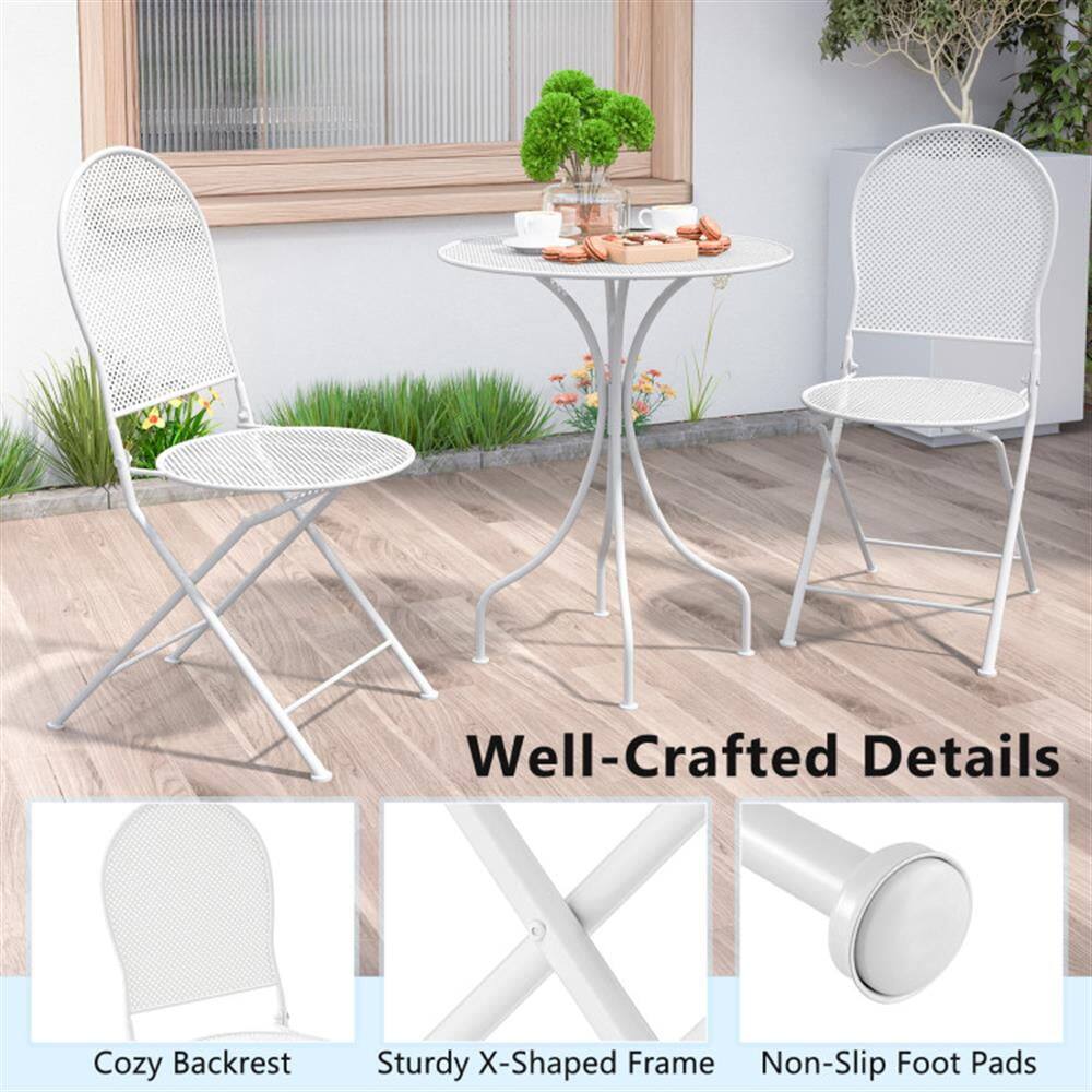 Well-Crafted Details  
Cozy Backrest  
Sturdy X-Shaped Frame  
Non-Slip Foot Pads