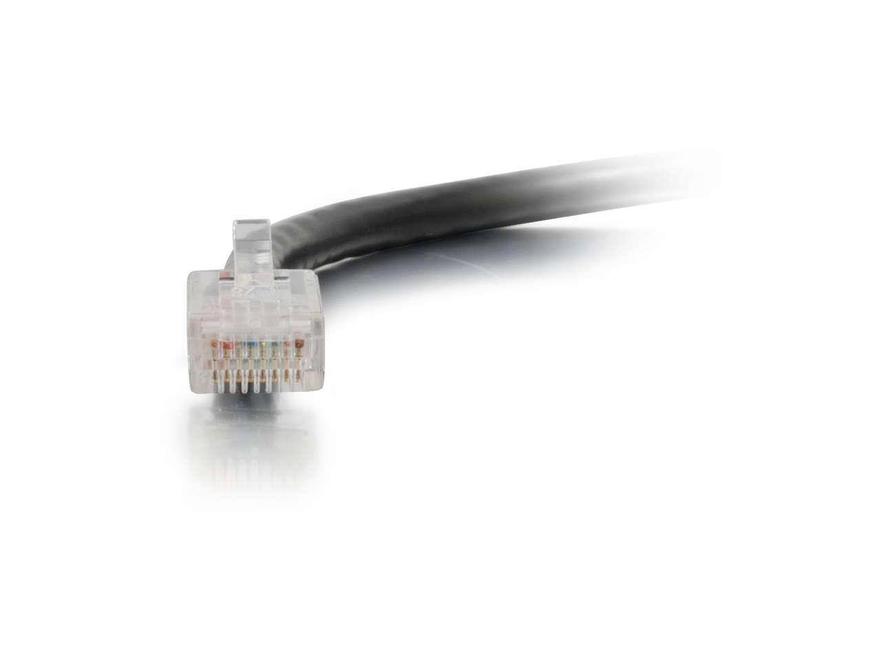 Alt View 3. Cables to Go - C2G 04125 Cat6 Cable - Non-Booted Unshielded Ethernet Network Patch Cable, Black (100 Feet, 30.48 Meters).