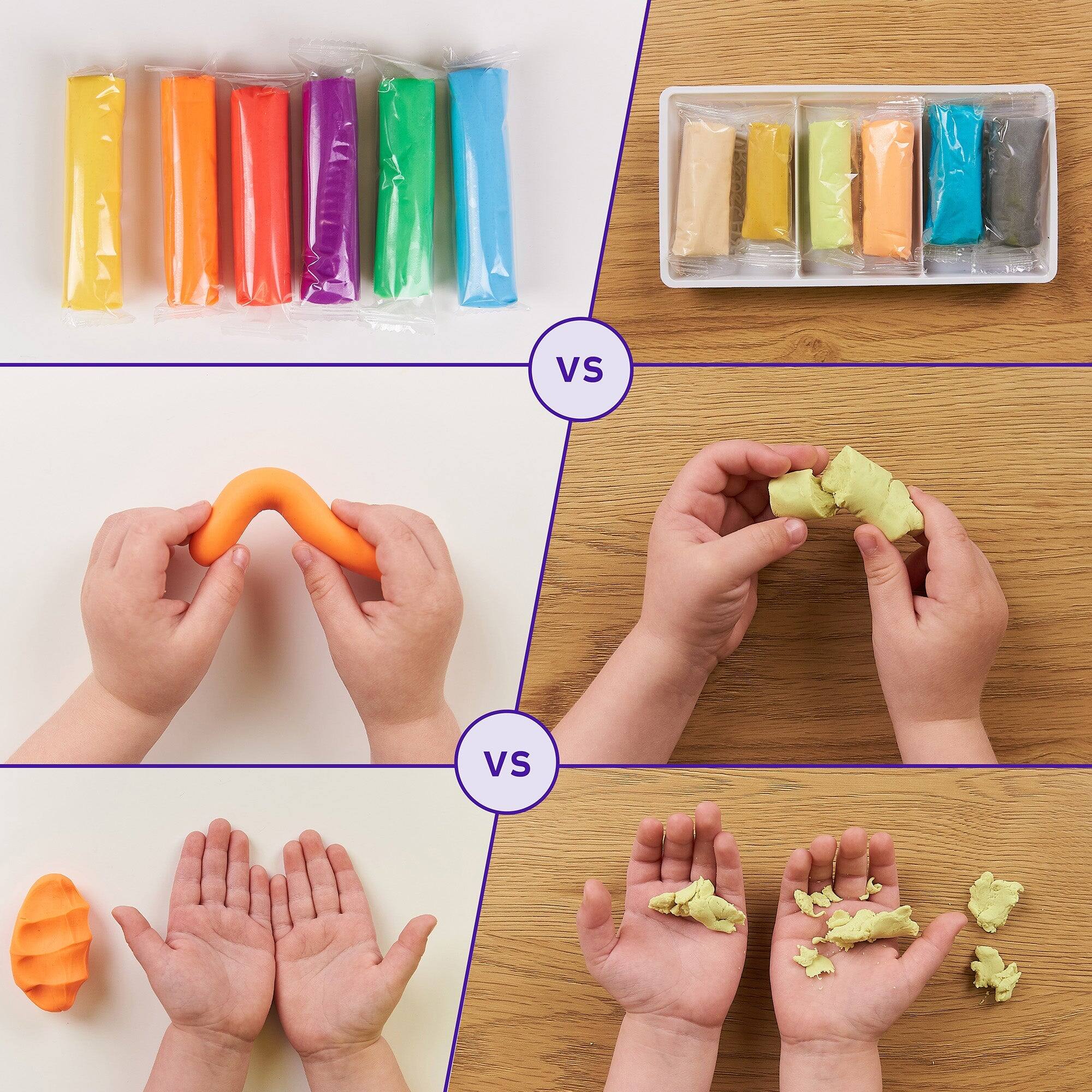 Back. OKTO - OKTO Color Dough Classpack – 96 Packs in 8 Colors (School Supplies).