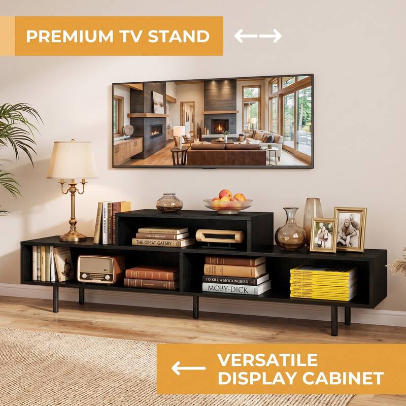 PREMIUM TV STAND

adidas AMETIFF THE GREAT GATSBY

TO KILL A MOCKINGBIRD MOBY-DICK

MPOIN SCOAL SOMANIC NATIONAL NATIONAL SOCRAPHIC NAPONA NACUAL GROOMPIC

VERSATILE DISPLAY CABINET