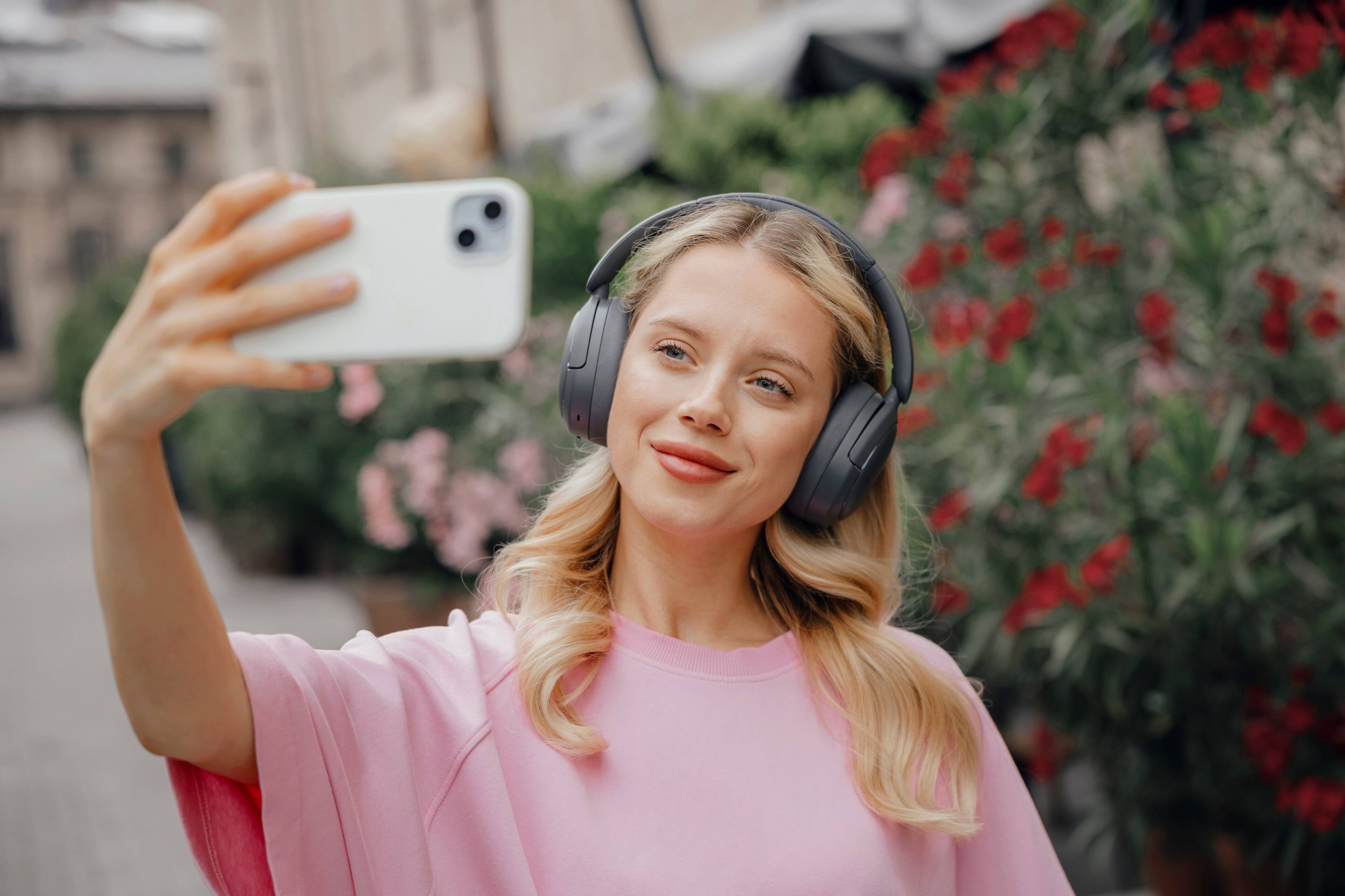 Alt View 5. Edifier - W800BT Pro Wireless Noise Cancellation Over-Ear Headphones, Gray.