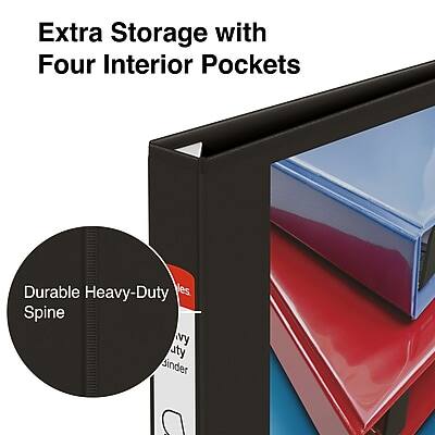 Extra Storage with Four Interior Pockets

Durable Heavy-Duty Spine