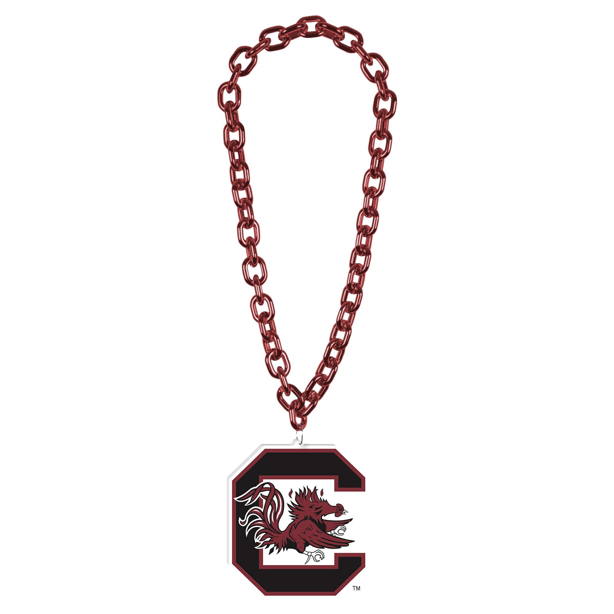 WinCraft - South Carolina Gamecocks Big Chain Logo Necklace - Multicolor