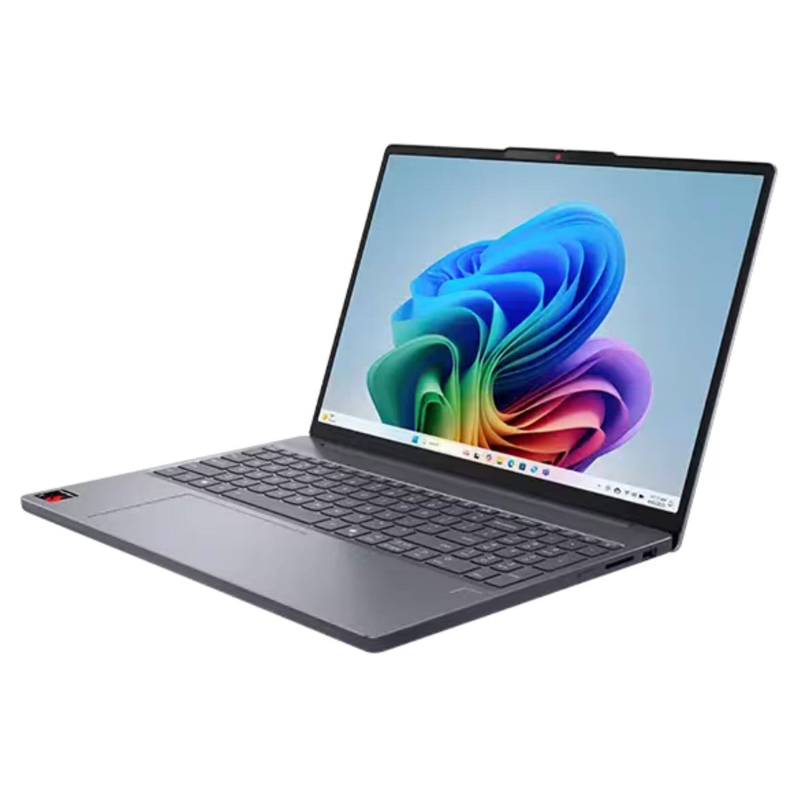 Alt View 2. Lenovo - IdeaPad Slim 3x 15.3″ WUXGA Touch Snapdragon X 2.97 GHz up to 3.00 GHz 16GB 1TB SSD Windows 11 Home - Gray.