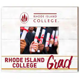Jardine - Rhode Island Anchormen 13.5" x 11.5" Grad Frame - White