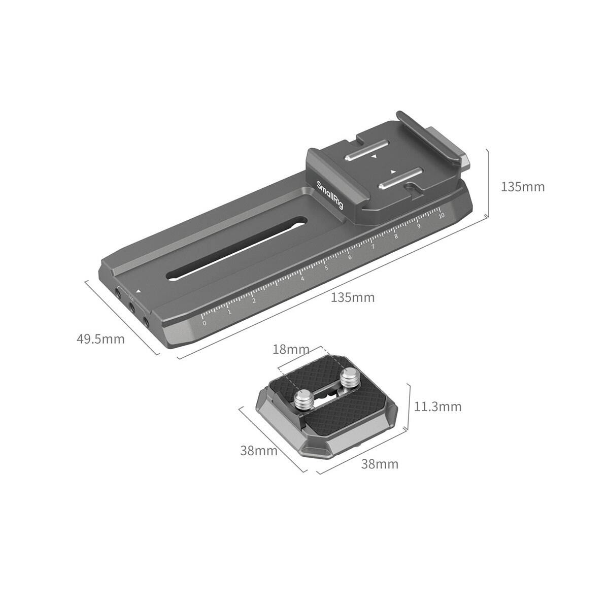 SmallRig 6 5 A

1
8
9
10
135mm
49.5mm
0
1
2
135mm 18mm
11.3mm
38mm
38mm