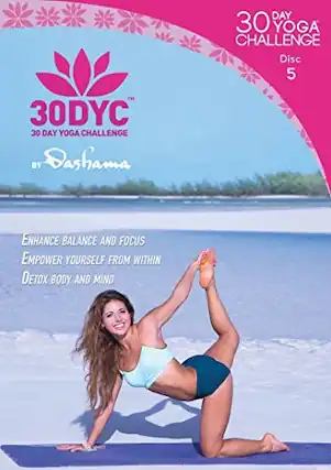 Front. 30dyc: 30 Day Yoga Challenge With Dashama Disc 5 - DVD.