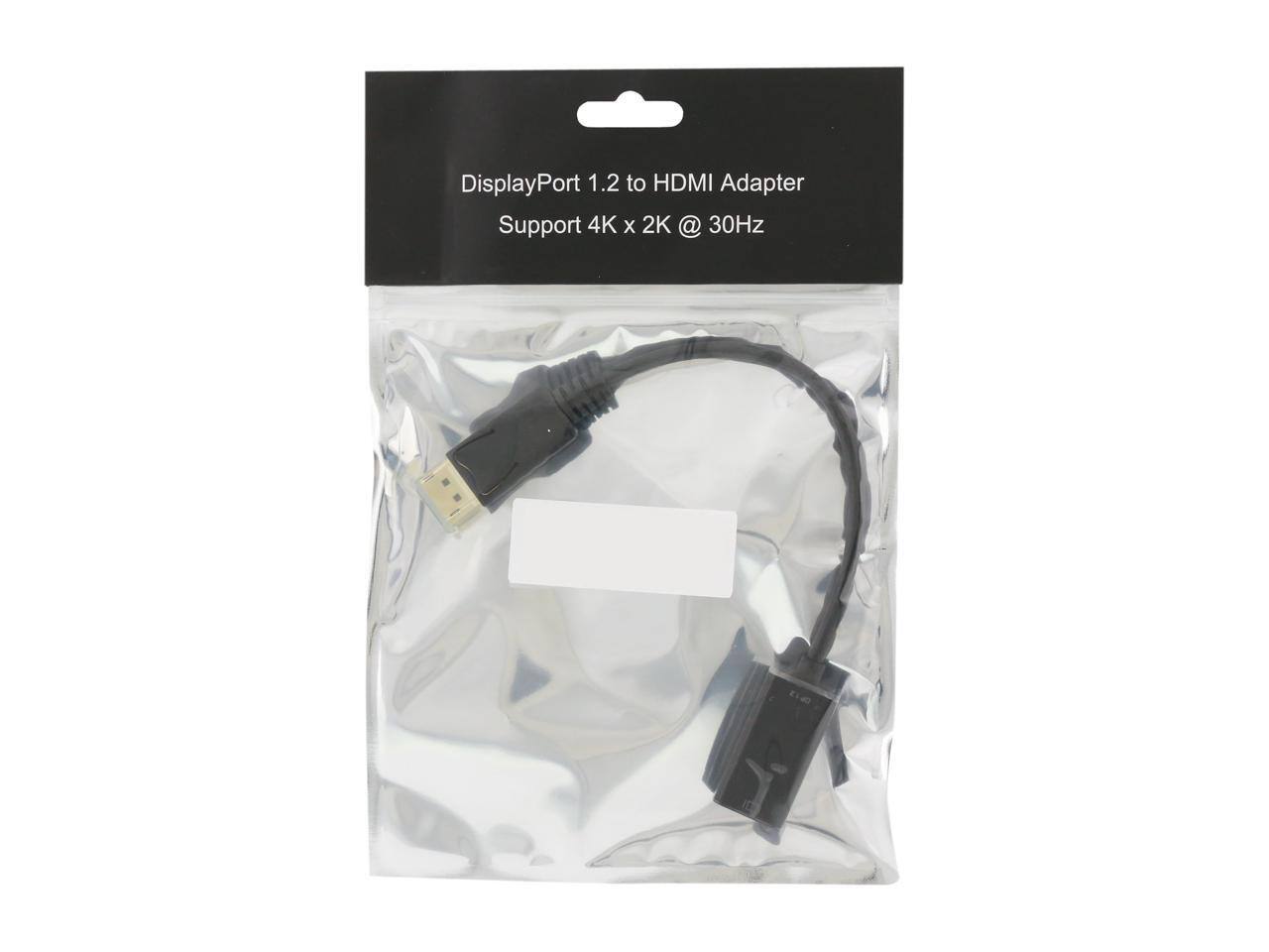 DisplayPort 1.2 to HDMI Adapter Support 4K x 2K @ 30Hz