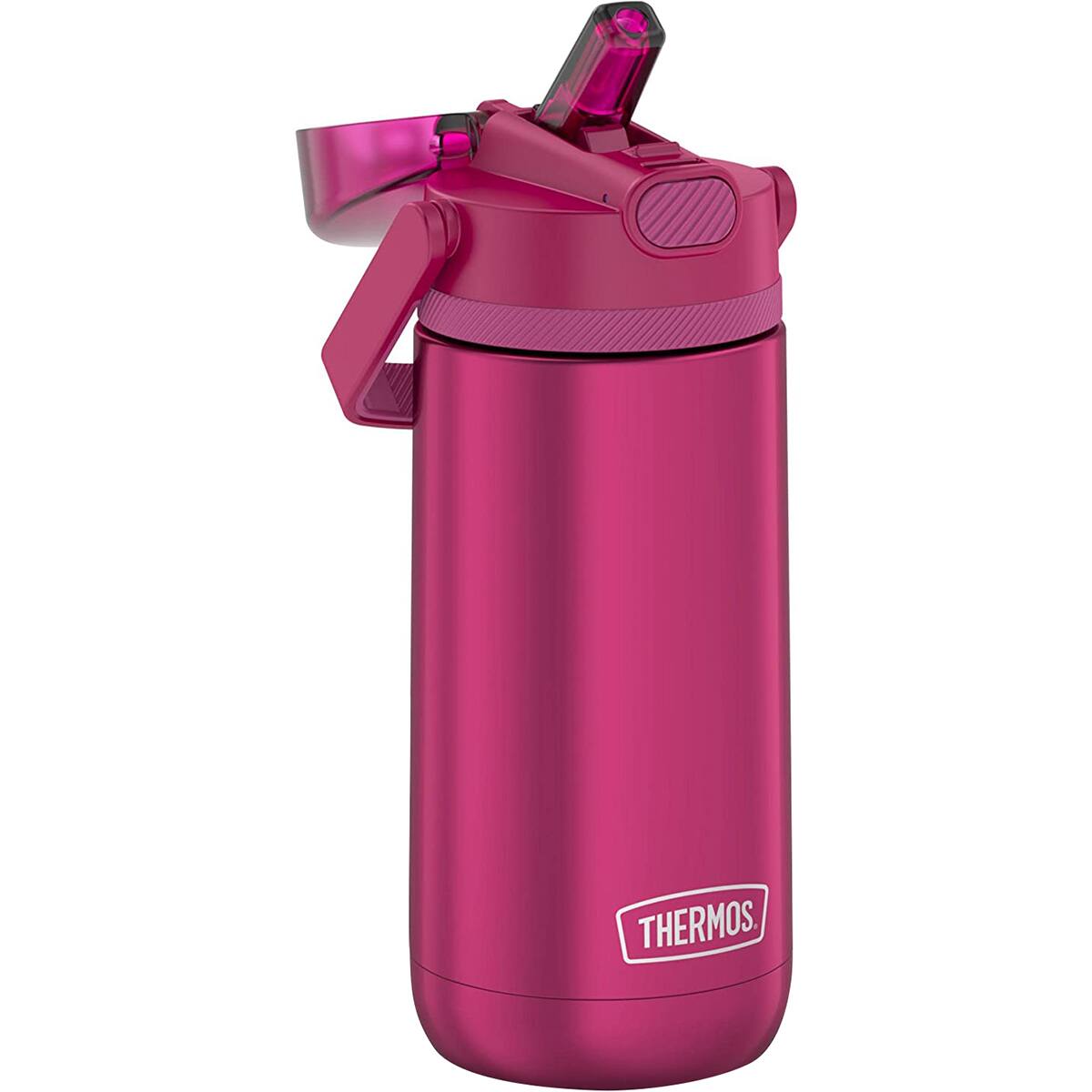 Alt View 3. Thermos - Thermos Kids 14 oz. Funtainer Insulated Stainless Steel Water Bottle - Aubergine - Aubergine.