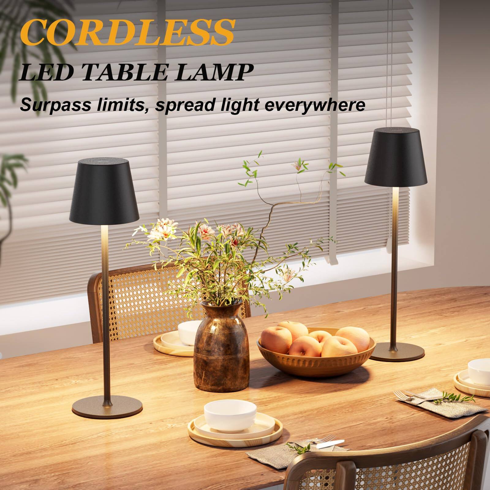 CORDLESS  
LED TABLE LAMP  
Surpass limits, spread light everywhere
