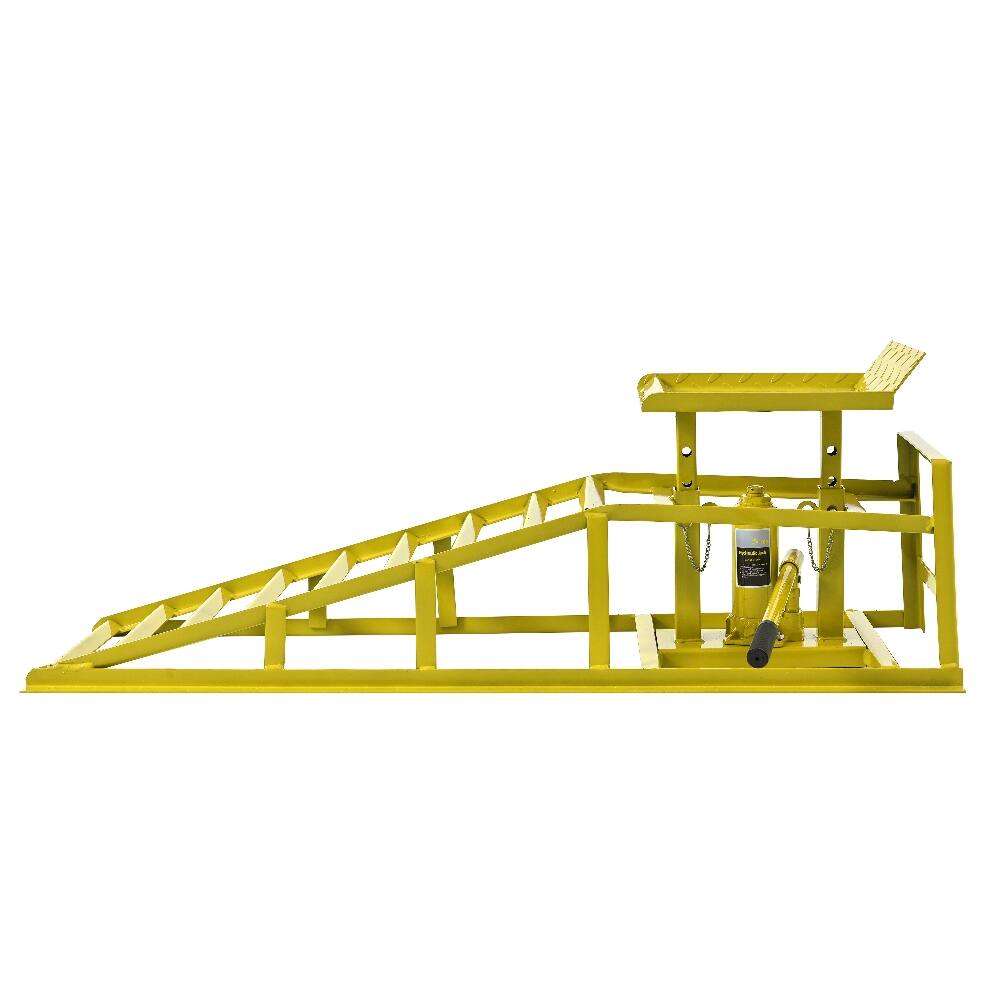 Back. Ropilly - Ropilly 5 Ton Hydraulic Car Ramps 10000 lb Truck Service Lift.