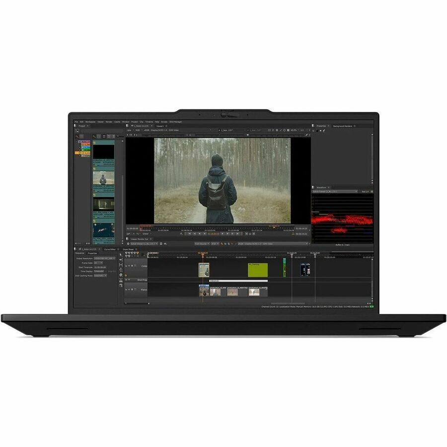 Alt View 8. Lenovo - Lenovo ThinkPad P14s Gen 6 21QT002RUS 14.5" Mobile Workstation - WUXGA - 60 Hz - Intel Core Ultra 7 255H - 32 GB - 512 - Black.