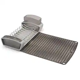 Polder - Fold Away Dish Rack - Gray