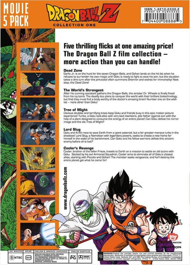 Alt View 1. Dragon Ball Z: Movie Pack 1   - DVD.