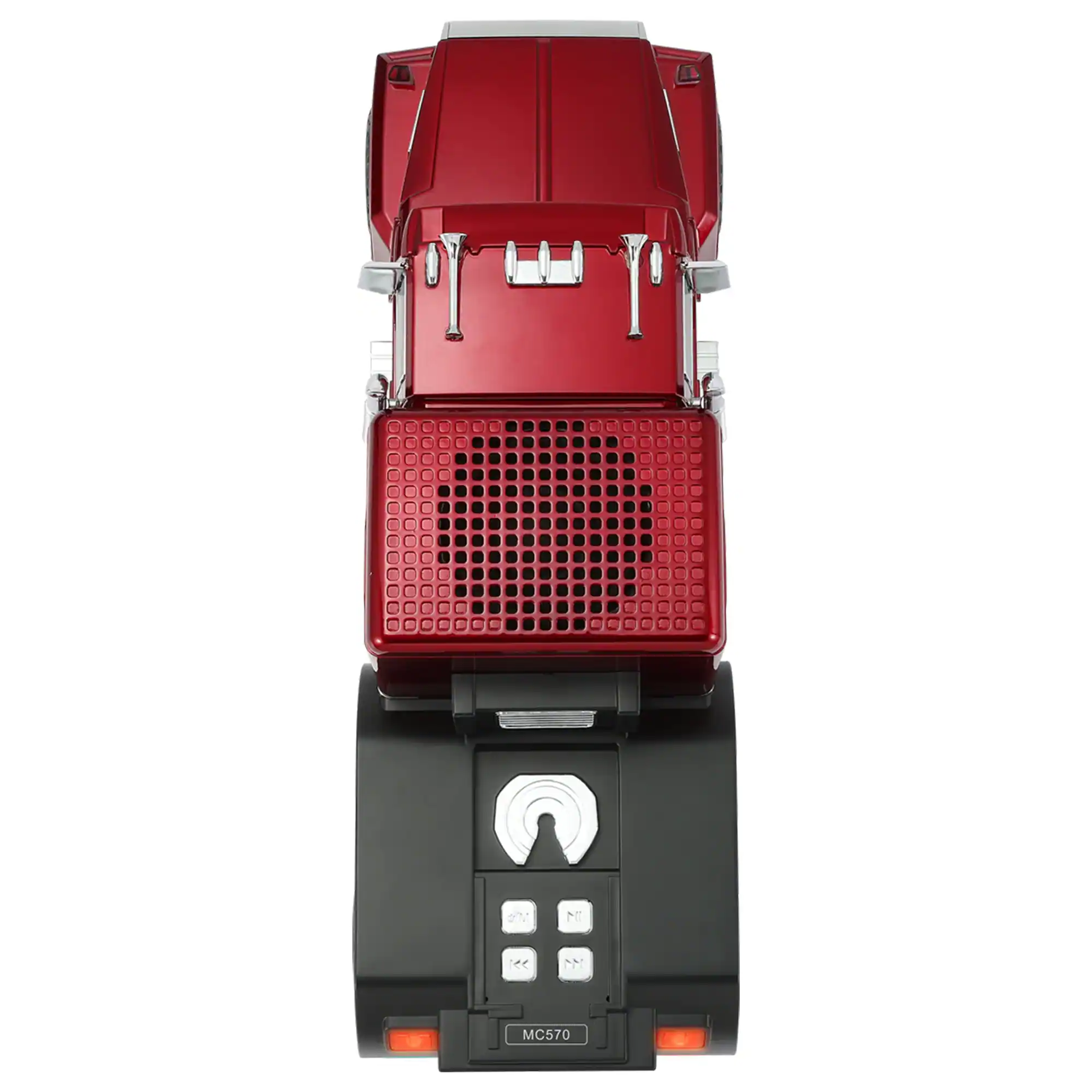 Alt View 6. Max Power - Max Power Semi Truck Bluetooth Speaker, Wireless Big Rig Vehicle Stereo, Red.