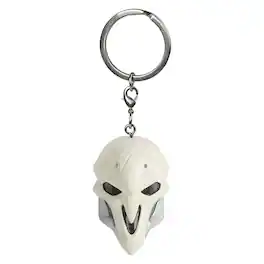 JINX - Overwatch Reaper Mask 3D Keychain - White