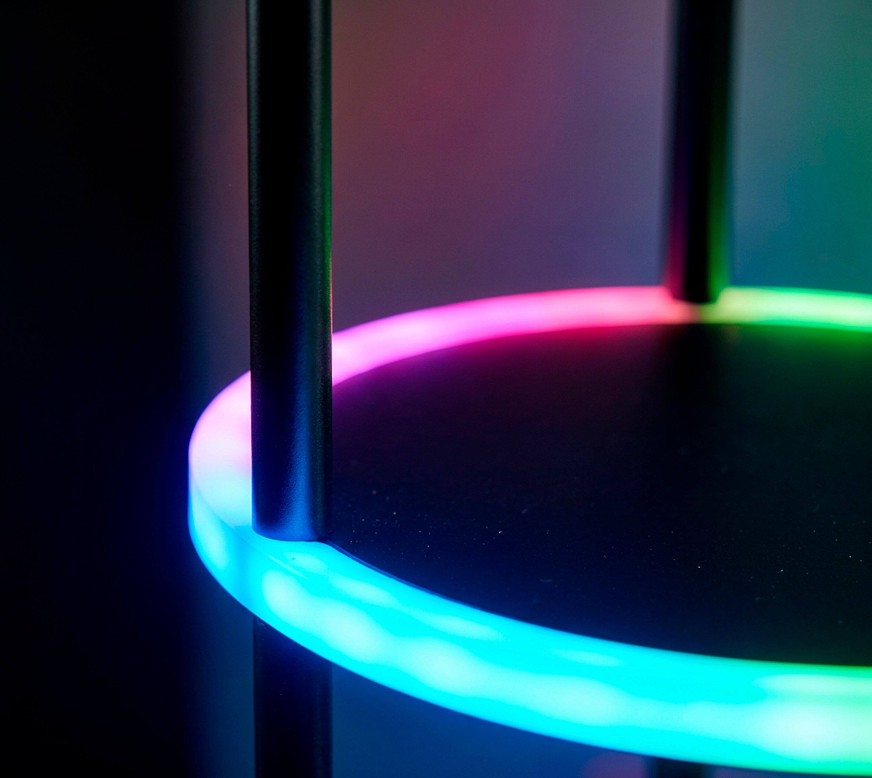 Alt View 7. Adesso Home - Keely RGB Color Changing Shelf Lamp.
